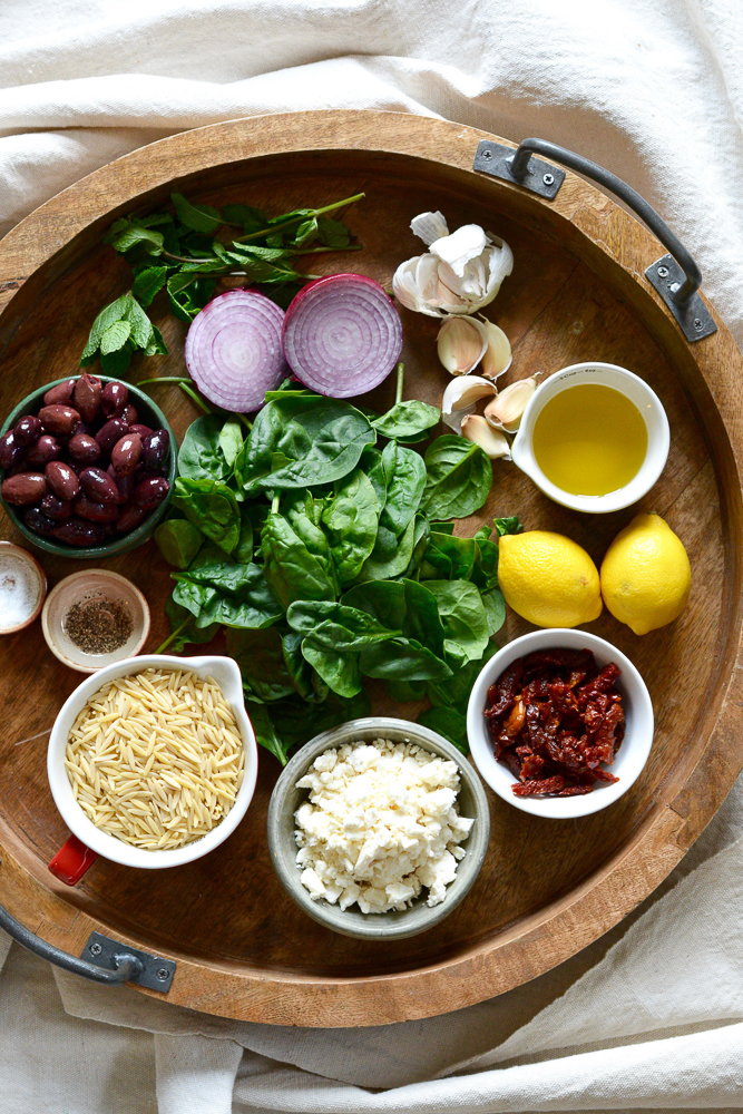 Spinach & Orzo Salad (Video) ciaochowbambina.com