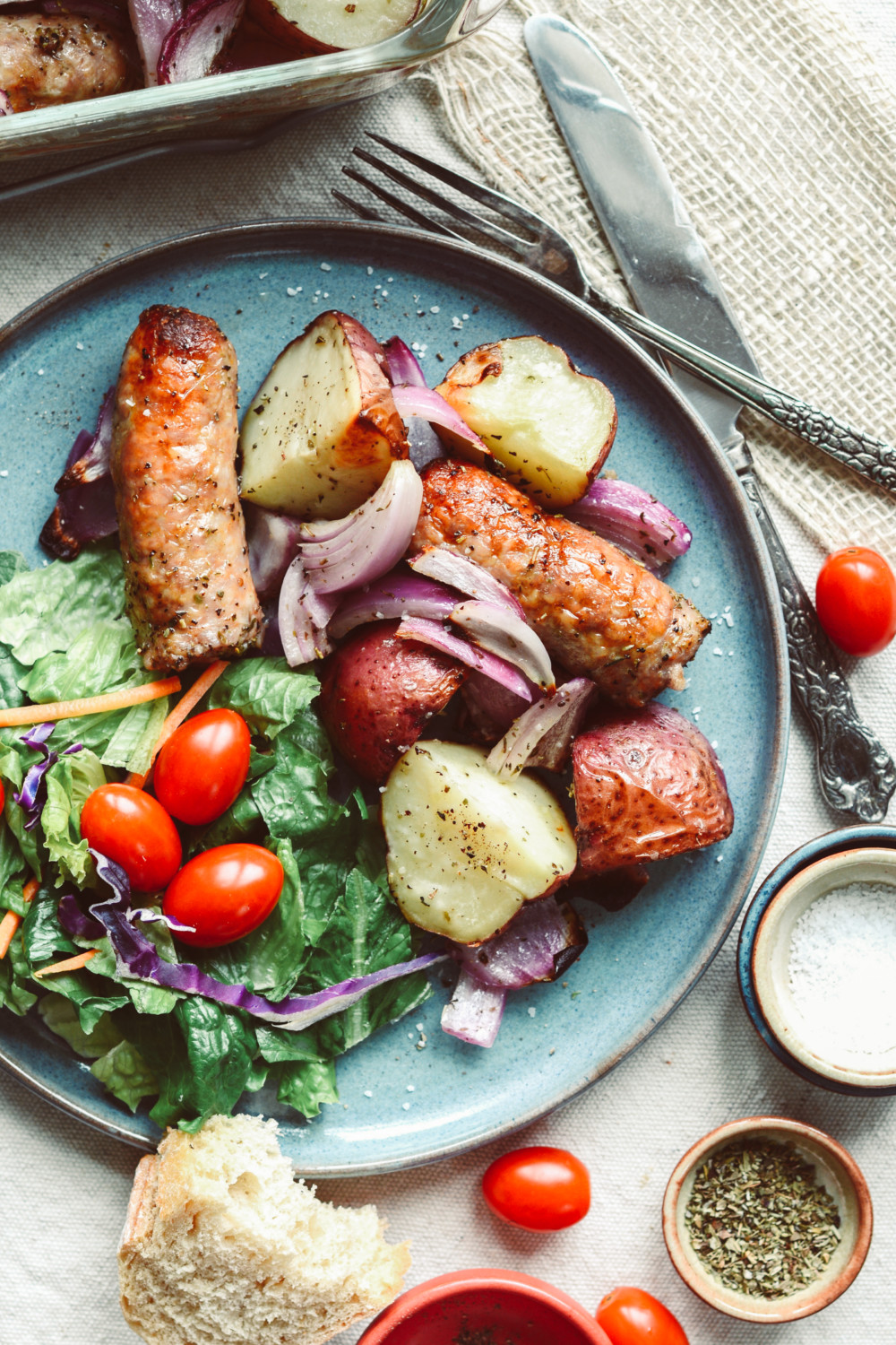 Sausage and Potato Casserole ciaochowbambina.com