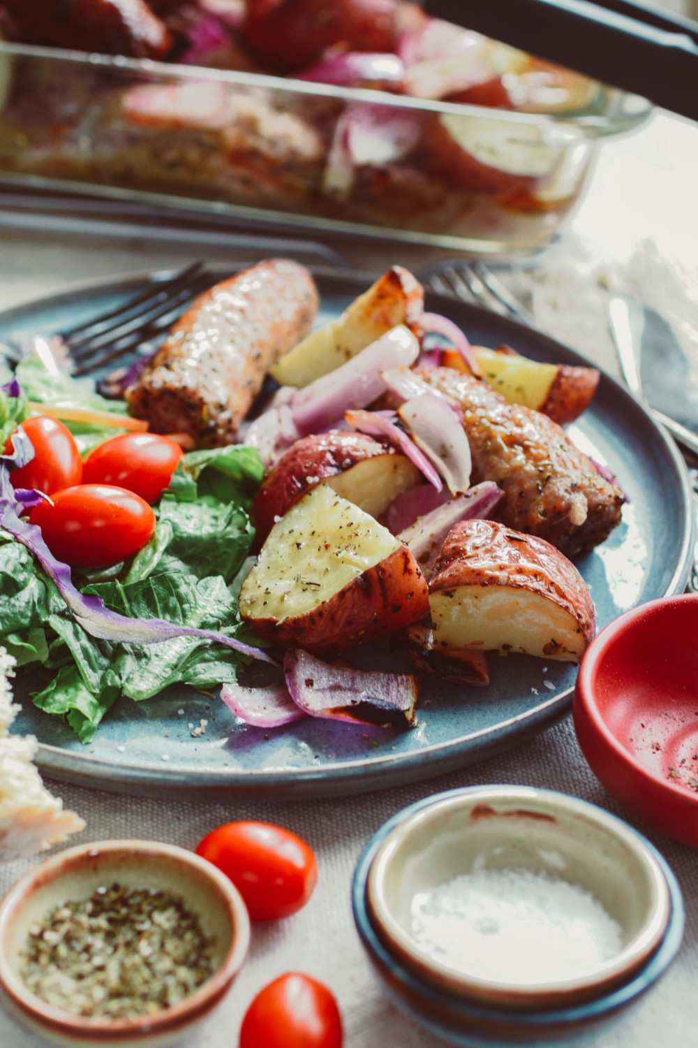 Sausage and Potato Casserole ciaochowbambina.com