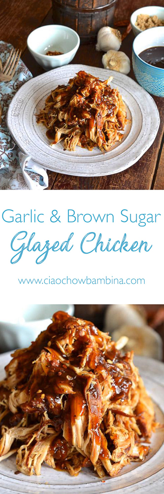 Garlic & Brown Sugar Glazed Chicken ciaochowbambina.com