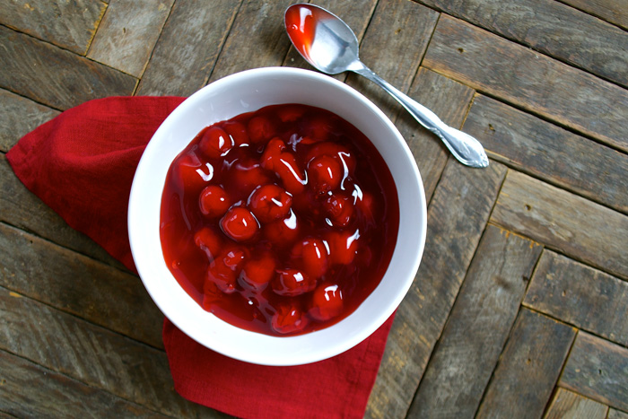 Dark Chocolate Cherry Cordial No-Churn Ice Cream ciaochowbambina.com