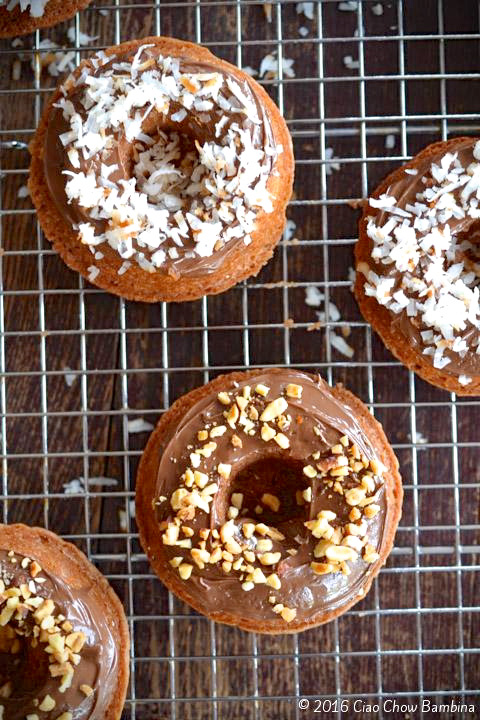 Baked Strawberry Doughnuts with Fresh Strawberry Glaze ciaochowbambina.com