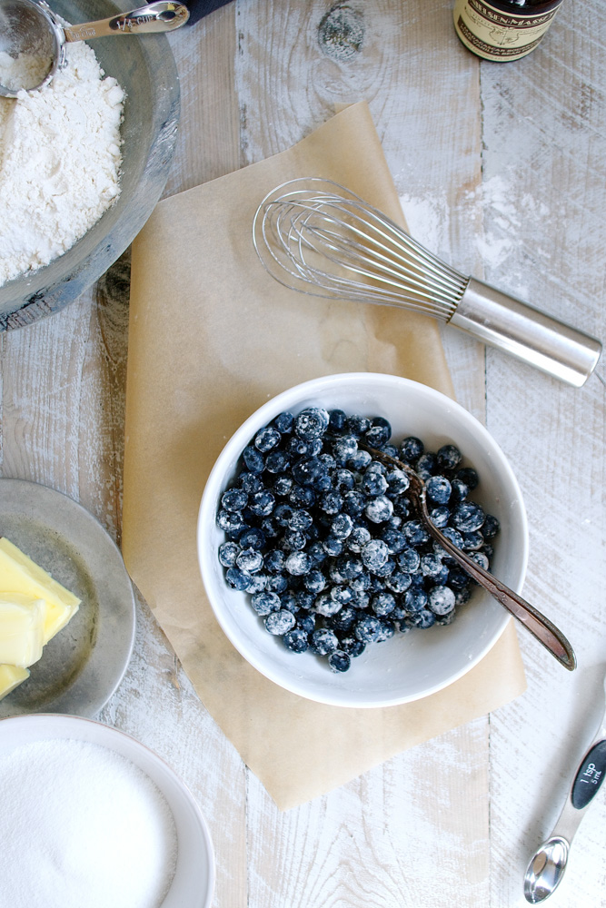 Blueberry Mascarpone Pound Cake with Marinated Berries ciaochowbambina.com