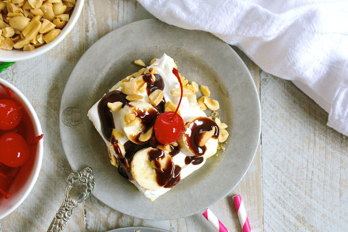 Banana Split Cake ciaochowbambina.com