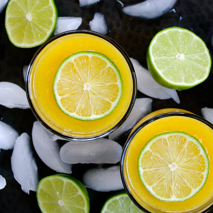 Mango & Lime White Wine Slushy ciaochowbambina.com