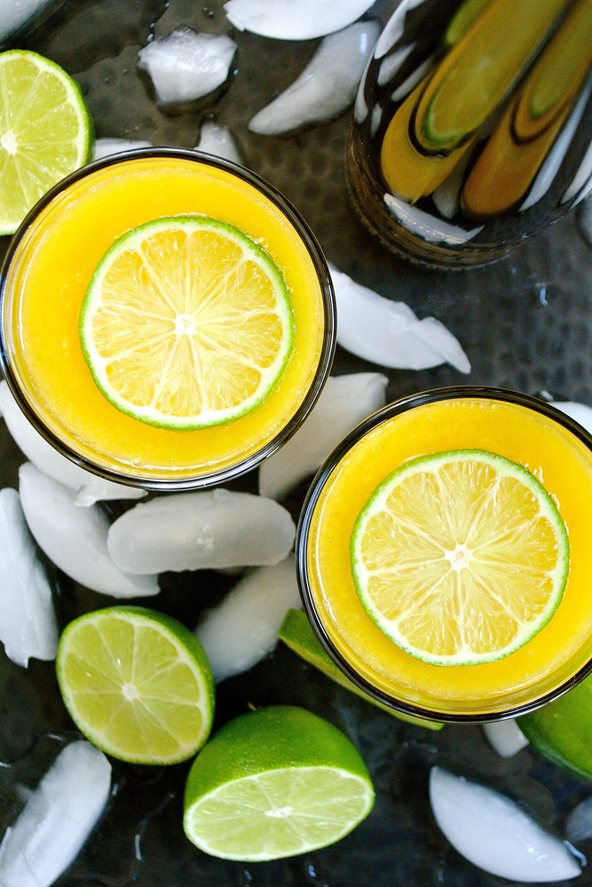 Mango & Lime White Wine Slushy ciaochowbambina.com