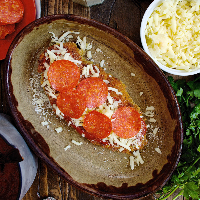 Pepperoni Chicken Parmesan ciaochowbambina.com