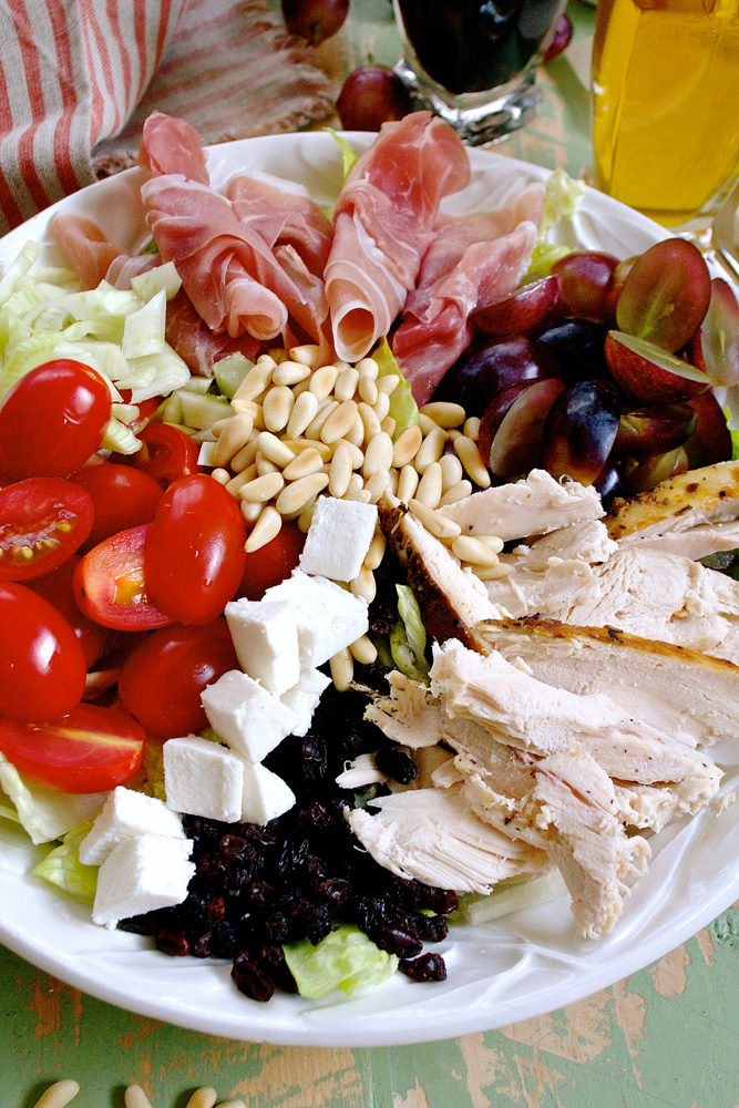 Italian Chopped Chicken Salad with Fennel & Ricotta Salata ciaochowbambina.com