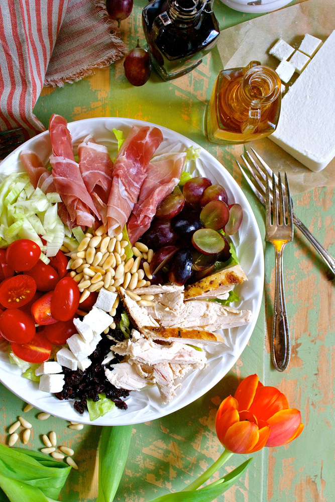 Italian Chopped Chicken Salad with Fennel & Ricotta Salata ciaochowbambina.com