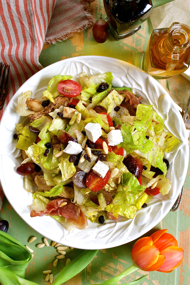 Italian Chopped Chicken Salad with Fennel & Ricotta Salata ciaochowbambina.com