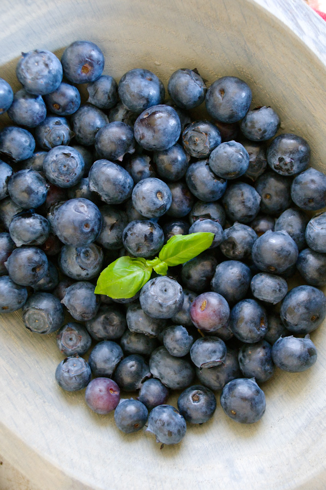 Watermelon Summer Salad with Basil and Blueberries ciaochowbambina.com