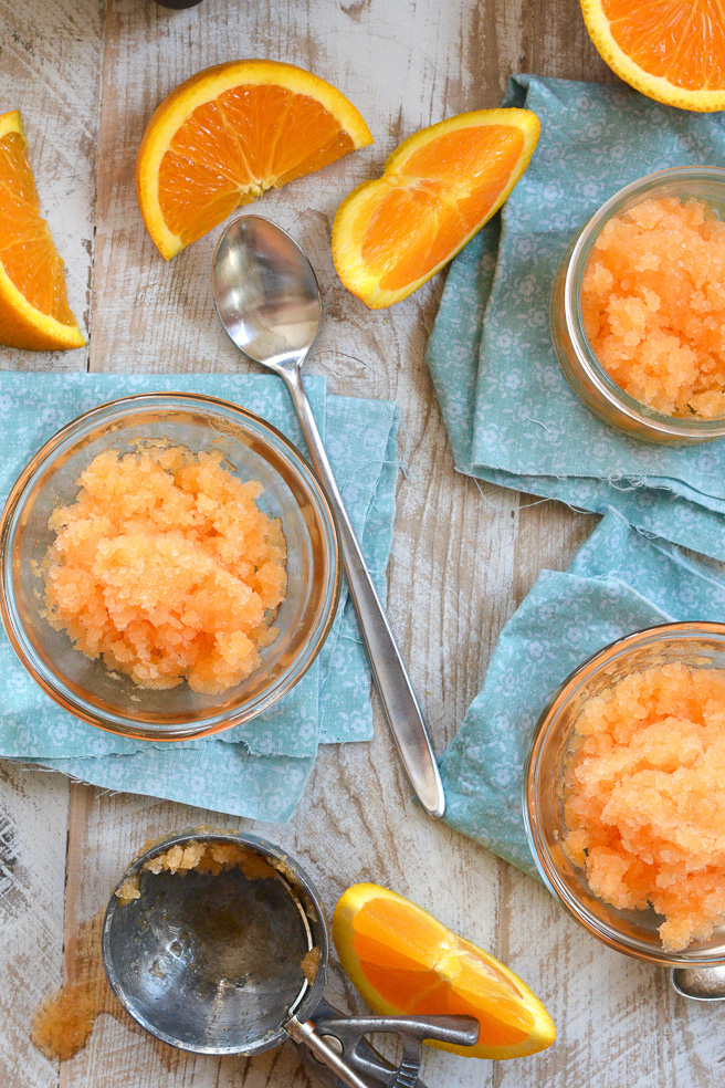 Cantaloupe Orange Granita ciaochowbambina.com