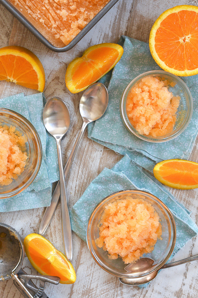 Cantaloupe Orange Granita ciaochowbambina.com