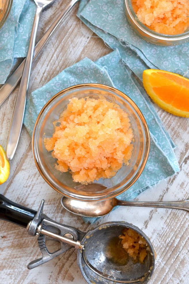 Cantaloupe Orange Granita ciaochowbambina.com