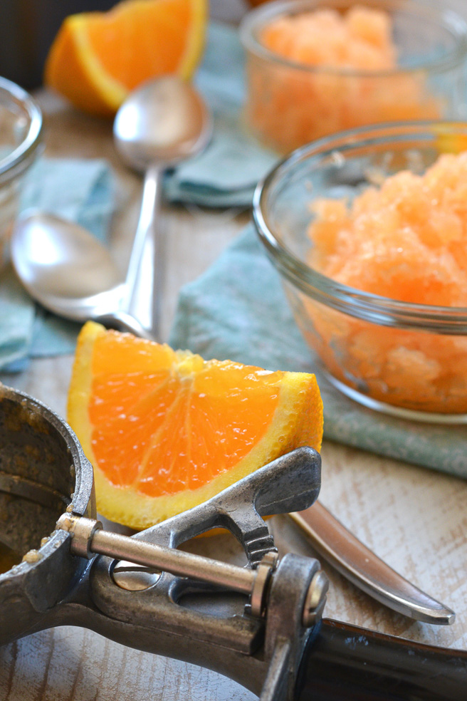 Cantaloupe Orange Granita ciaochowbambina.com