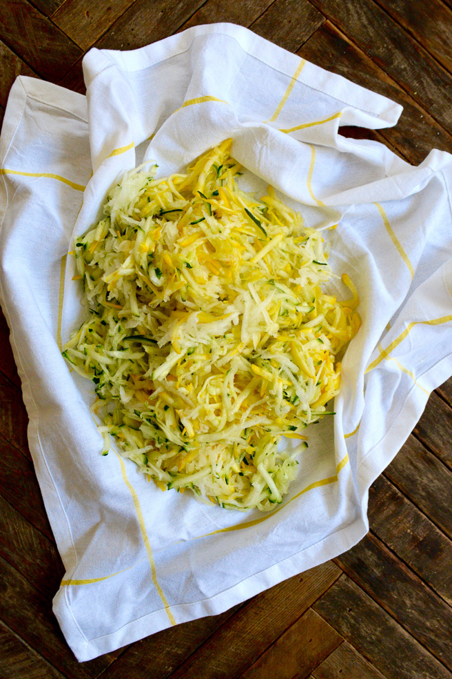 Kohlrabi and Summer Squash Fritters ciaochowbambina.com