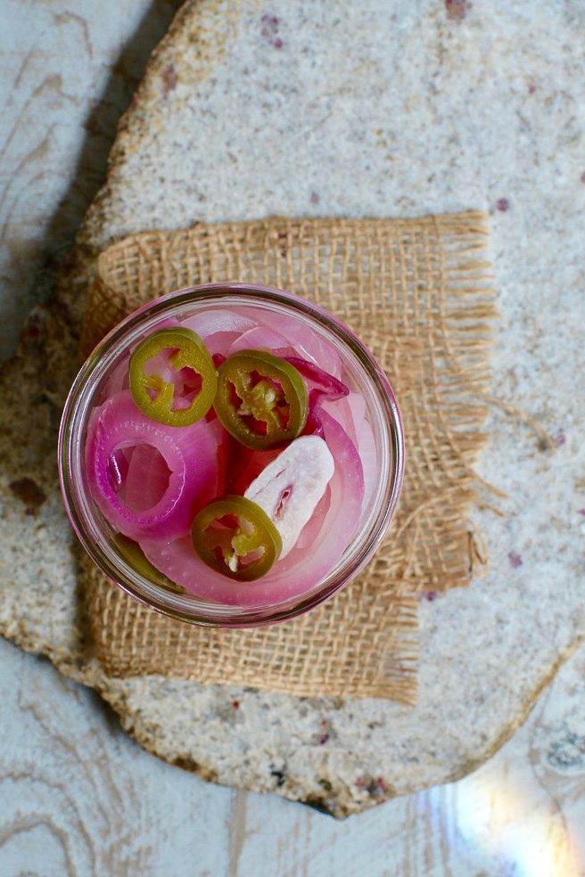 Spicy Pickled Red Onions ciaochowbambina.com