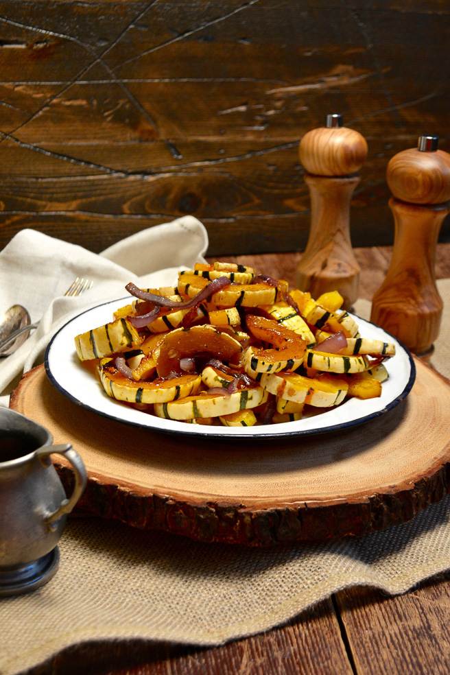roasted-delicata-squash-with-brown-sugar-and-onions www.ciaochowbambina.com