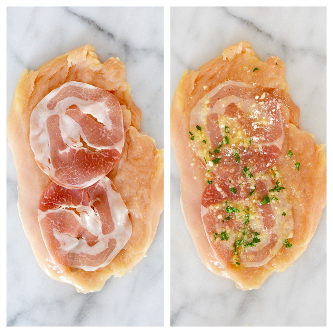 Chicken Braciole with Parmesan & Pancetta ciaochowbambina.com