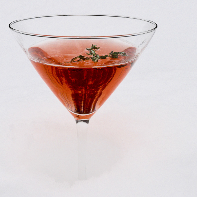 Christmas"Thyme" Is Here Cocktail (Video) ciaochowbambina.com