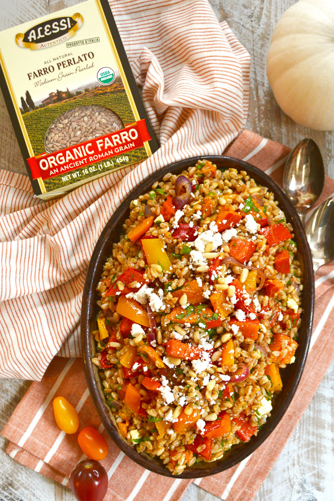 farro-salad-with-roasted-pumpkin-and-toasted-pine-nuts ciaochowbambina.com