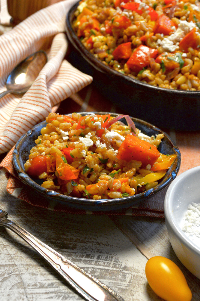 farro-salad-with-roasted-pumpkin-and-toasted-pine-nuts ciaochowbambina.com