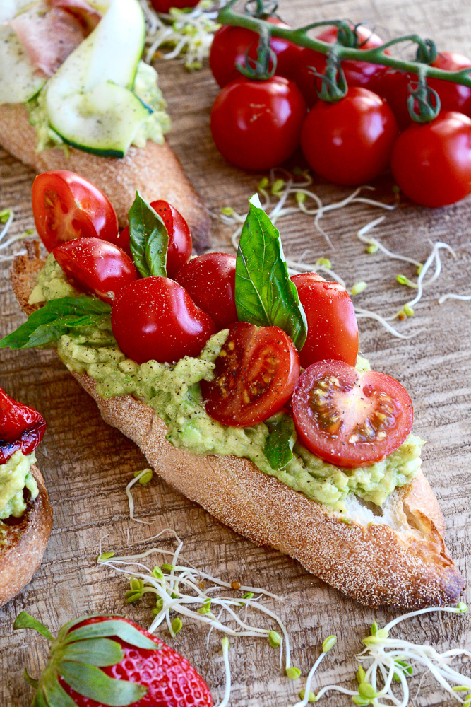 Avocado Crostini 4 Ways ciaochowbambina.com