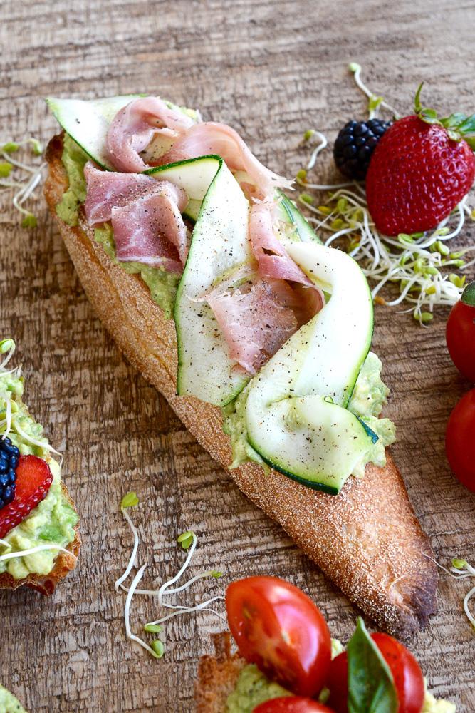 Avocado Crostini 4 Ways ciaochowbambina.com