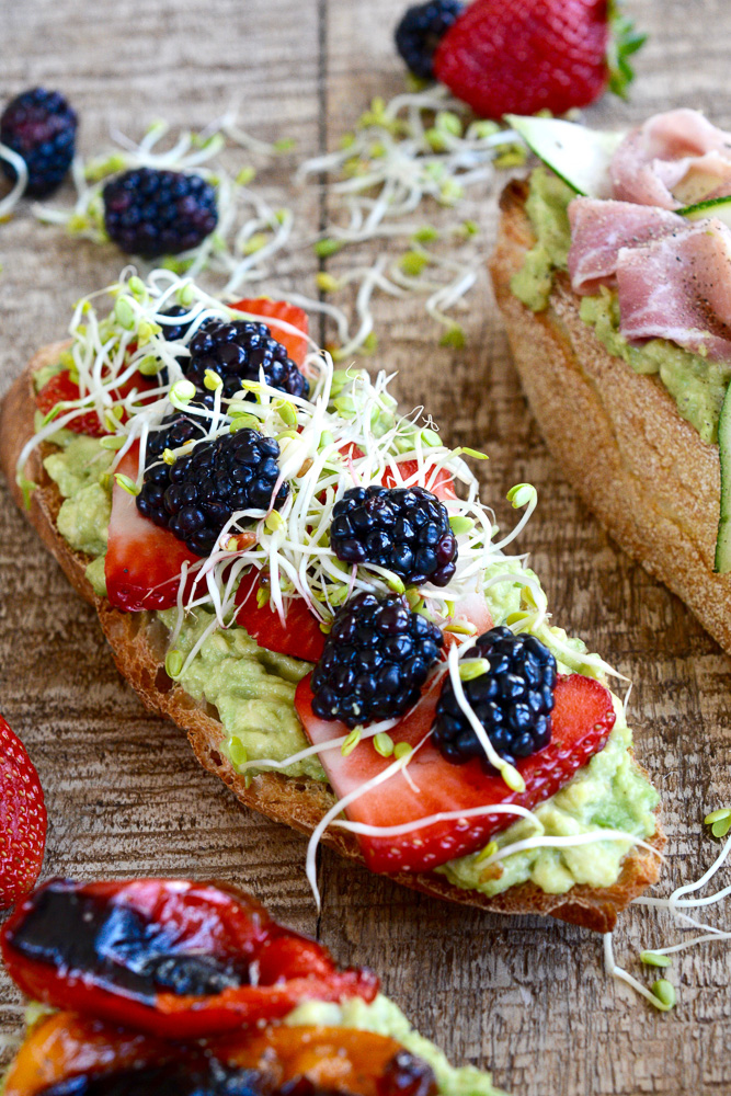 Avocado Crostini 4 Ways ciaochowbambina.com