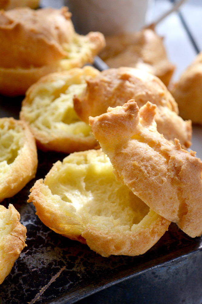 Miniature Mocha Cream Puffs ciaochowbambina.com