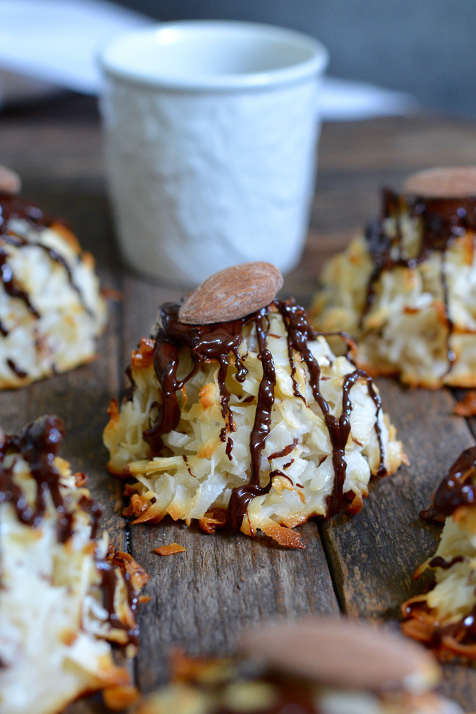 Monster Almond Joy Macaroons ciaochowbambina.com