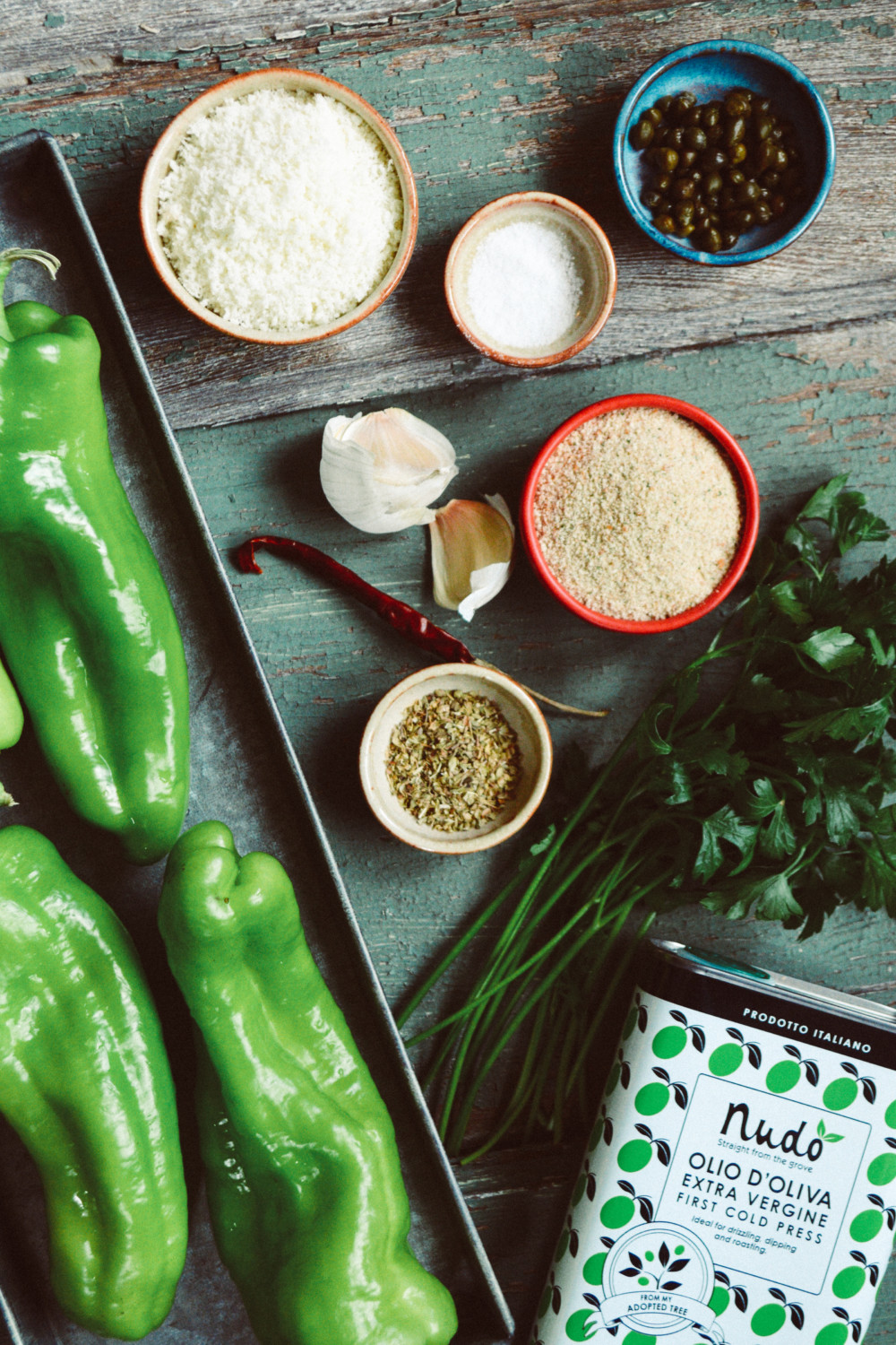 Stuffed Italian Sweet Peppers ciaochowbambina.com