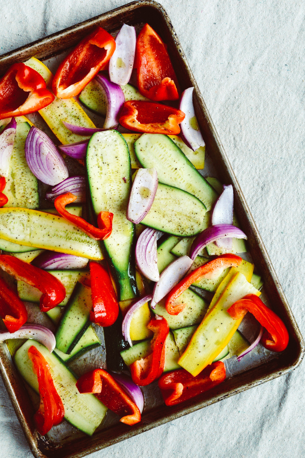 Farmers' Market Pasta with Basil Pesto and Pine Nuts ciaochowbambina.com