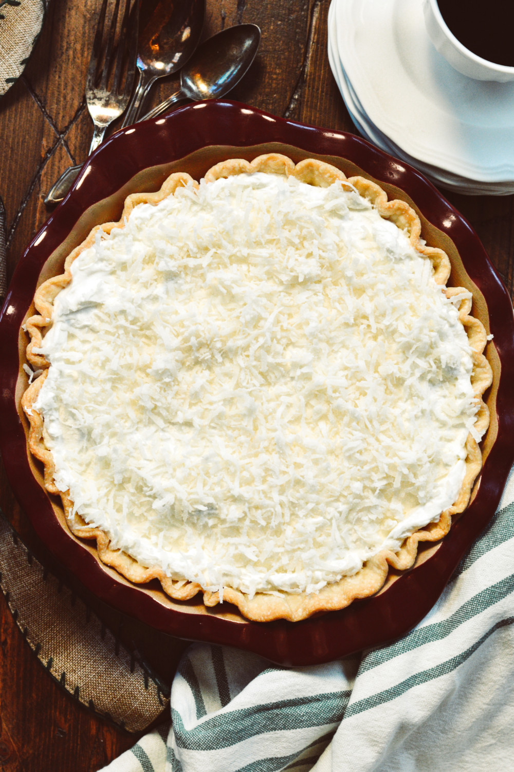Coconut Cream Pie ciaochowbambina.com
