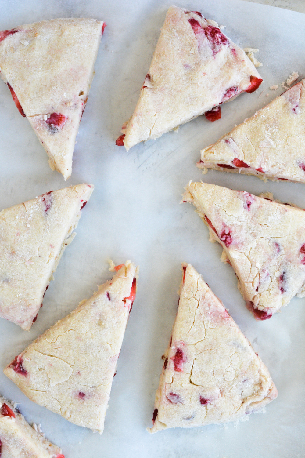 Strawberry Hazelnut Sweet Cream Scones ciaochowbambina.com