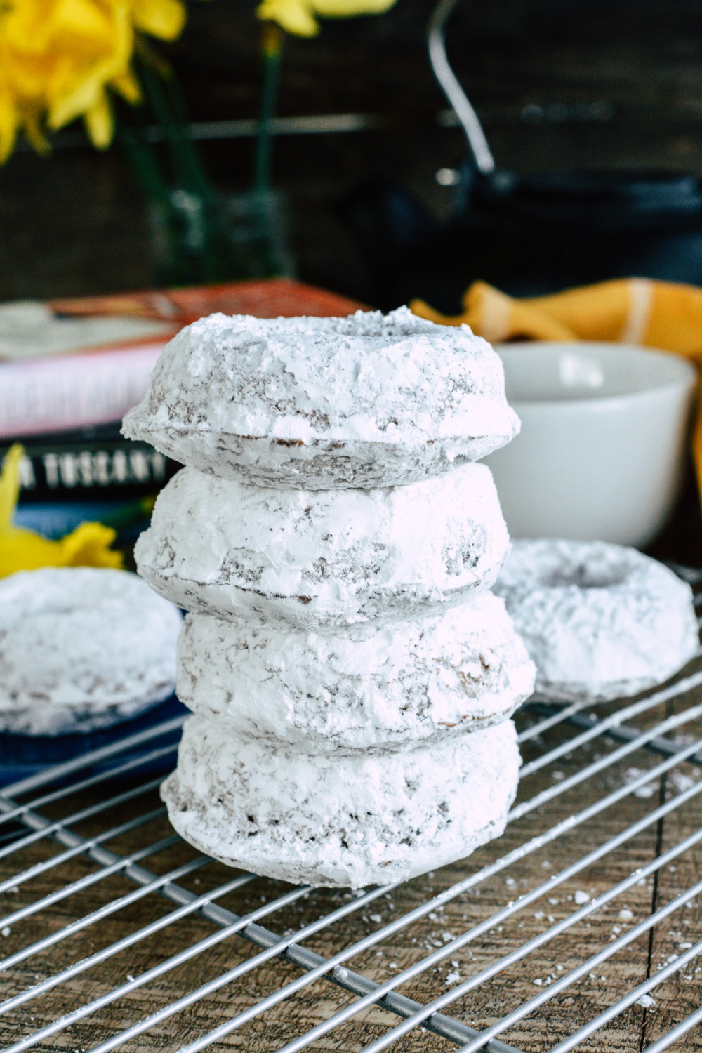 Baked Powdered Doughnuts ciaochowbambina.com