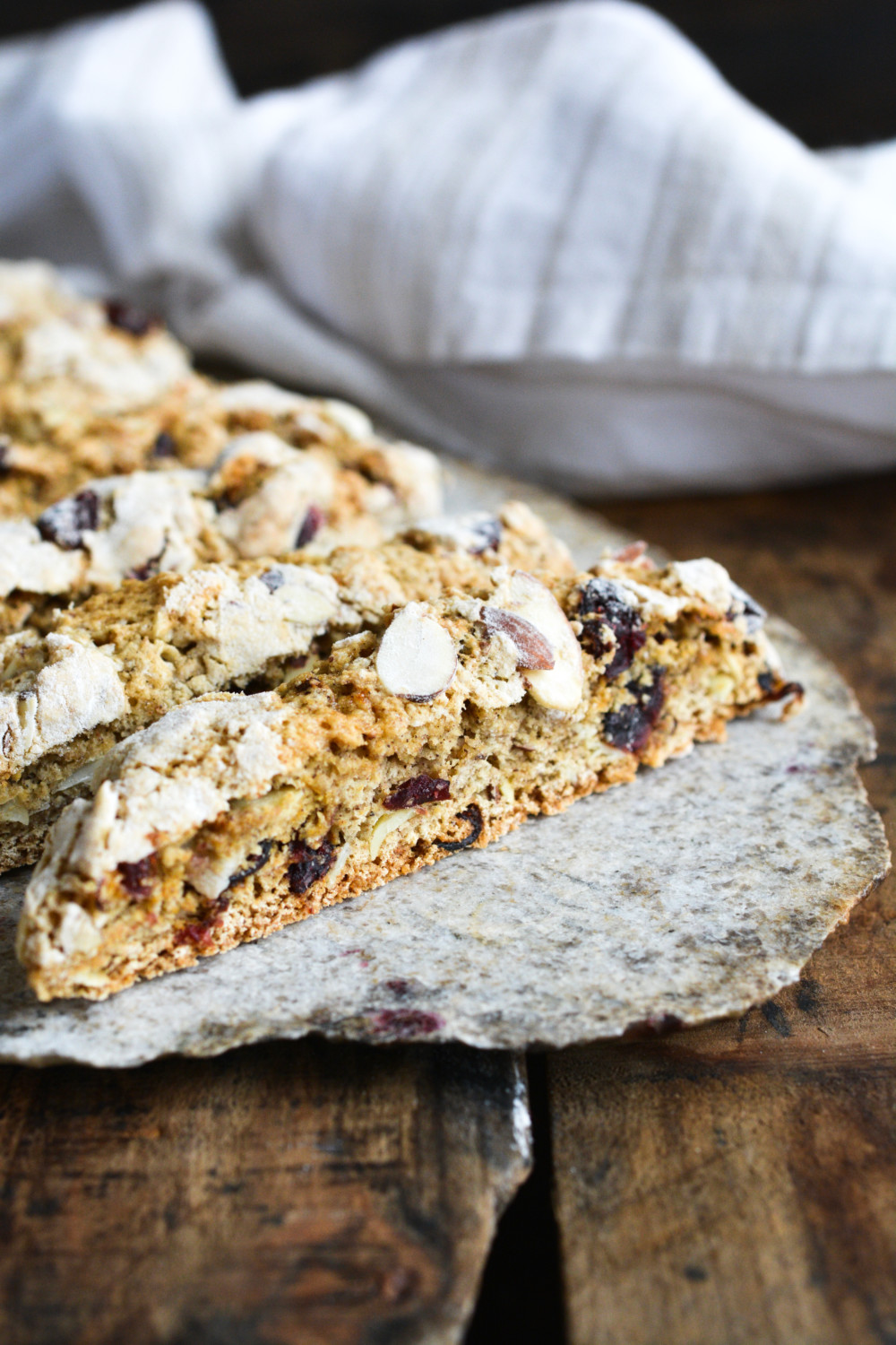 Cranberry Almond Biscotti ciaochowbambina.com