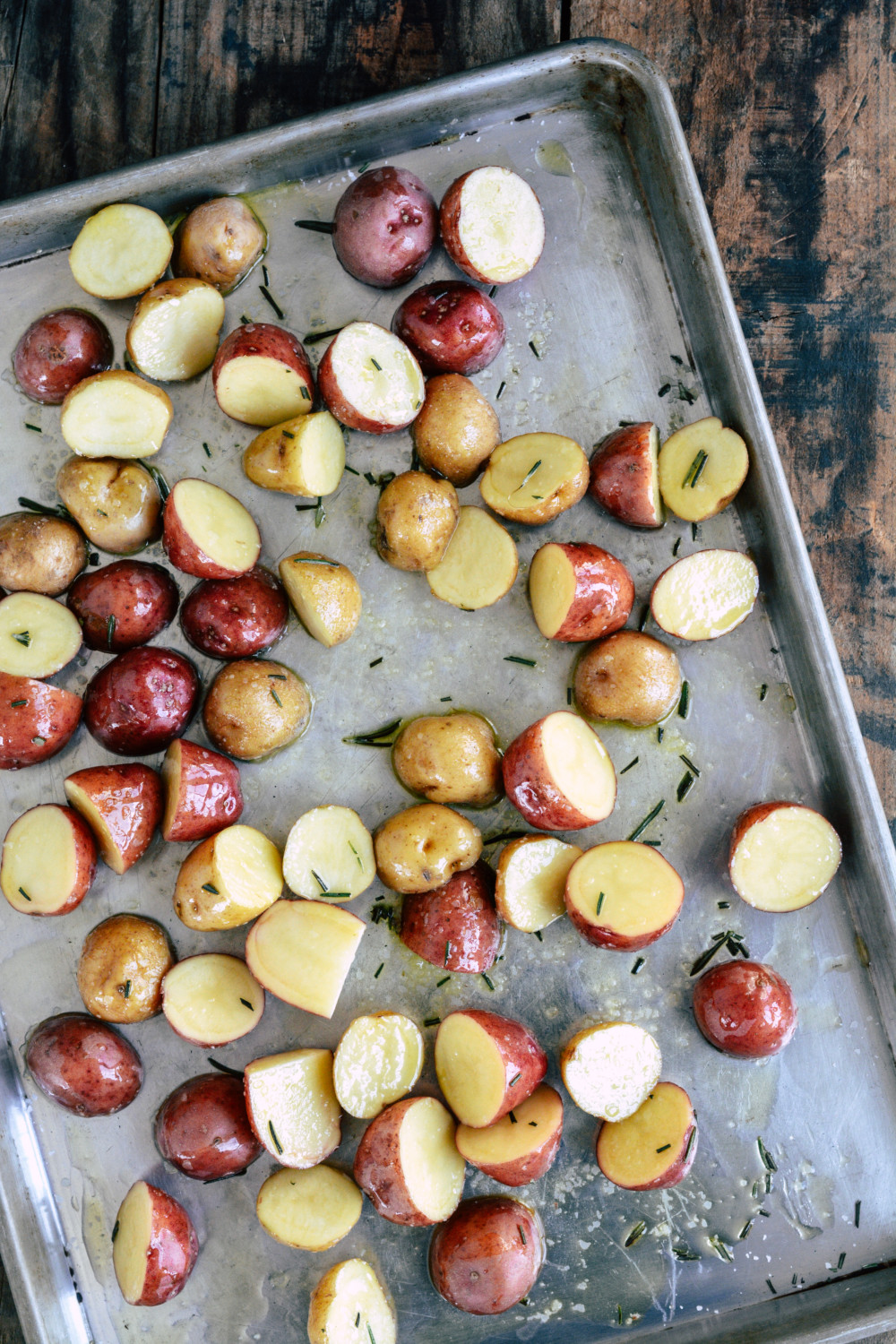 Crispy Mini Potatoes with Parmigiano-Reggiano & Rosemary ciaochowbambina.com