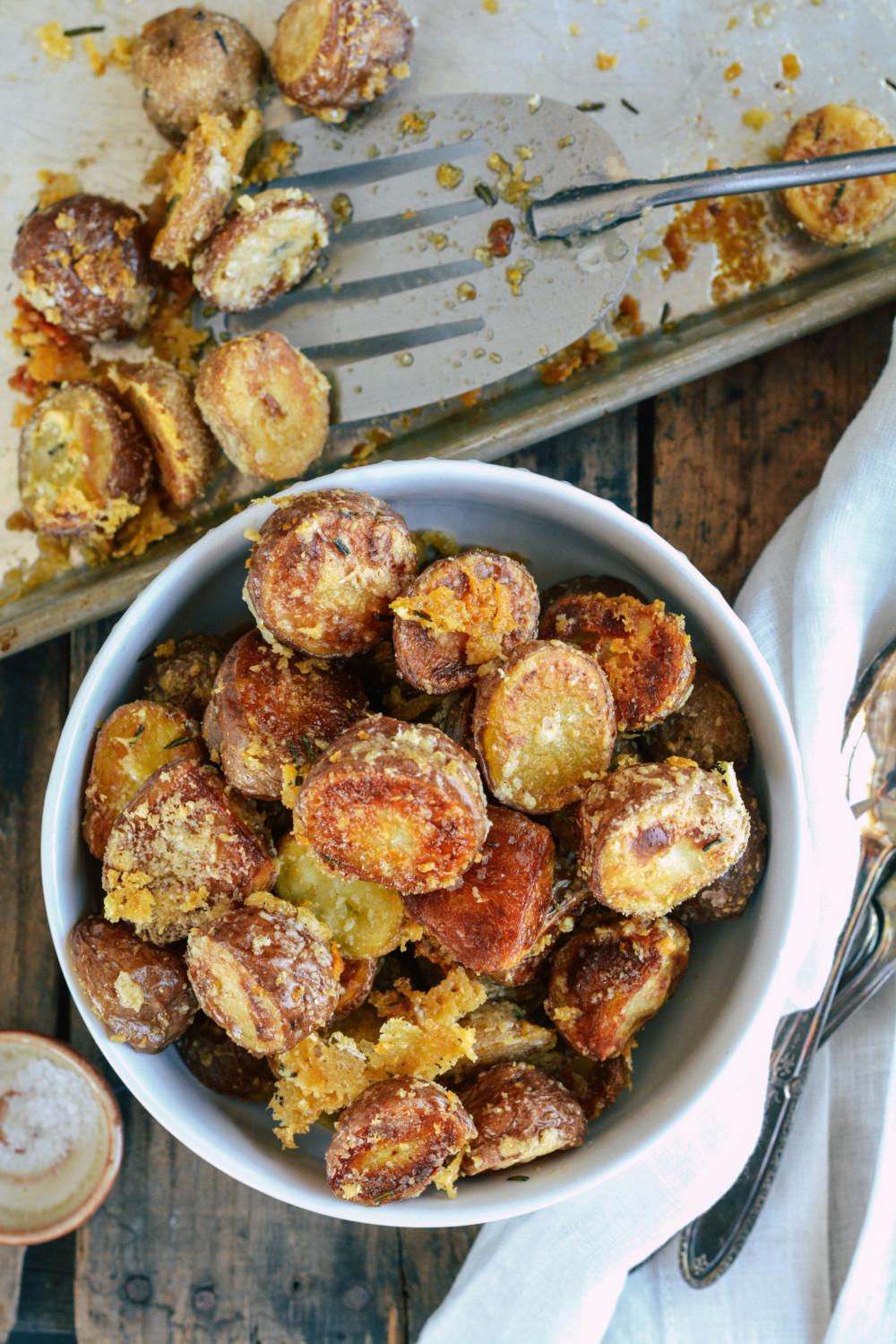 Crispy Mini Potatoes with Parmigiano-Reggiano & Rosemary ciaochowbambina.com