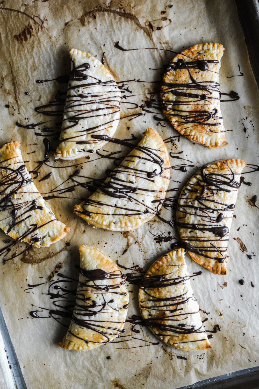 Orange Marmalade Hand Pies with Dark Chocolate Drizzle ciaochowbambina.com
