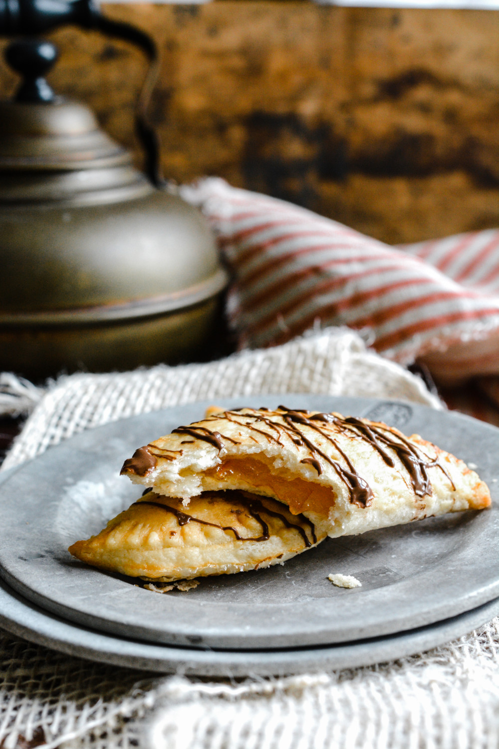 Orange Marmalade Hand Pies with Dark Chocolate Drizzle ciaochowbambina.com