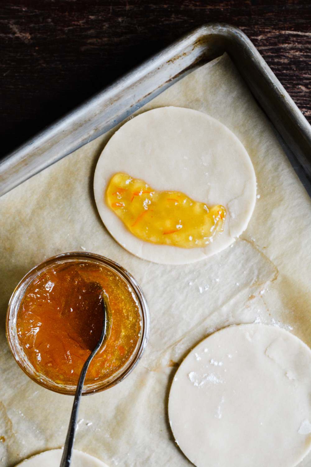 Orange Marmalade Hand Pies with Dark Chocolate Drizzle ciaochowbambina.com