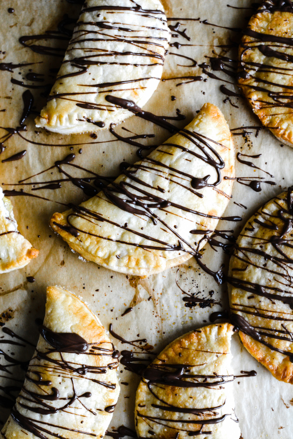 Orange Marmalade Hand Pies with Dark Chocolate Drizzle ciaochowbambina.com