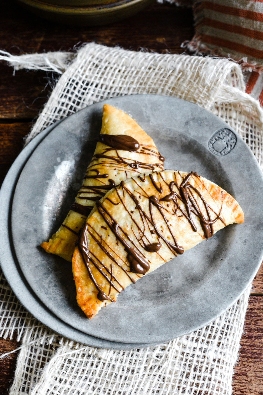 Orange Marmalade Hand Pies with Dark Chocolate Drizzle ciaochowbambina.com