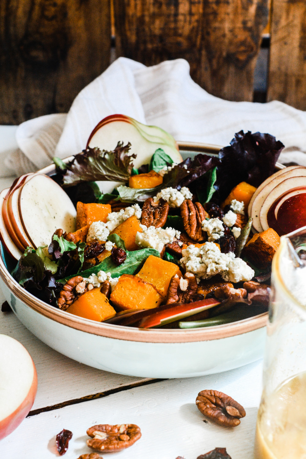 Autumn Salad with Honey Dijon Vinaigrette ciaochowbambina.com