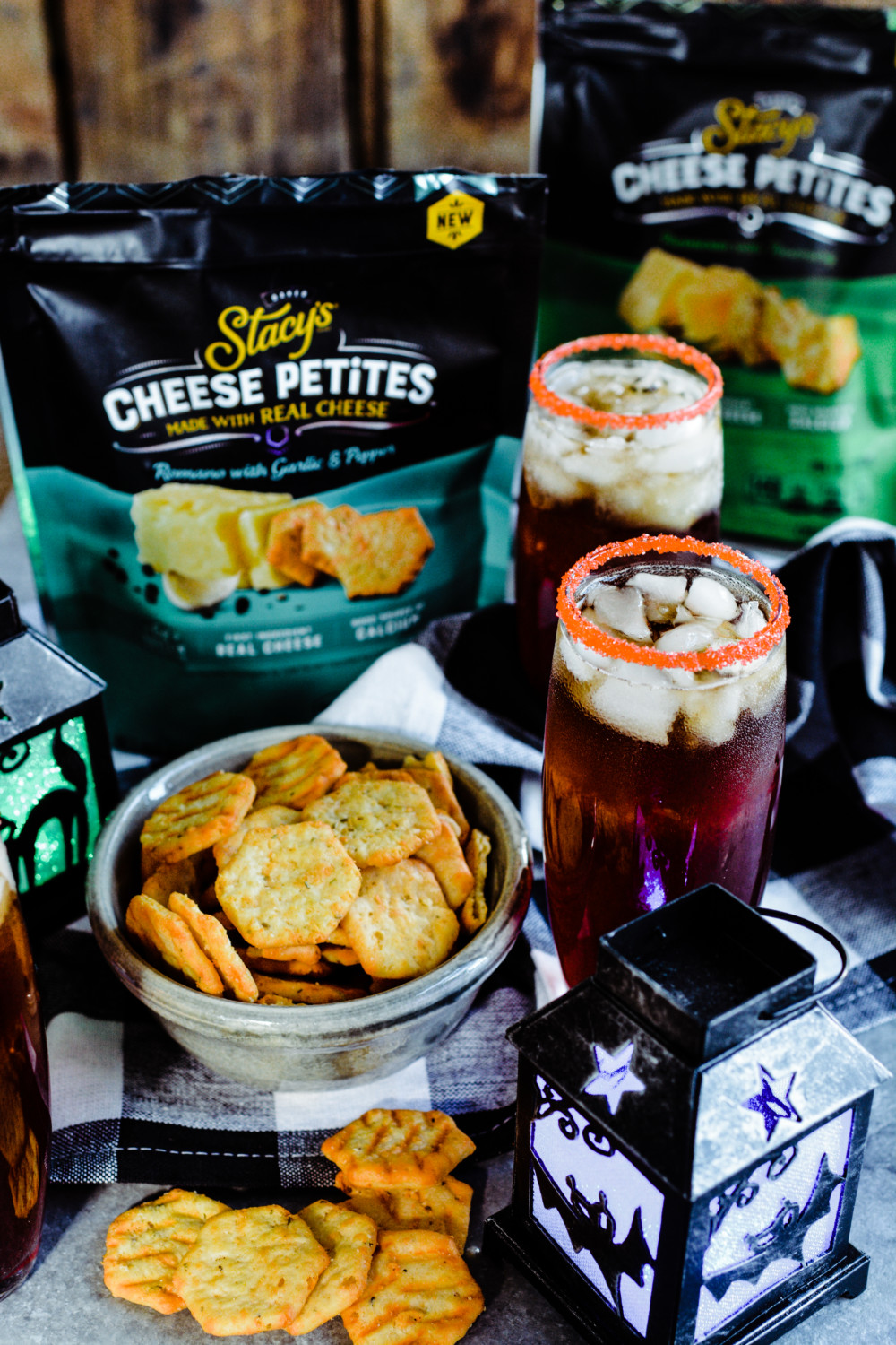 Halloween Cocktail & Stacy's Cheese Petites ciaochowbambina.com