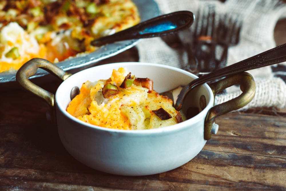 Twice-Cooked Potato and Leek Casserole ciaochowbambina.co
