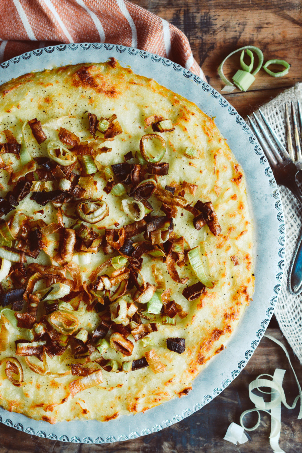 Twice-Cooked Potato and Leek Casserole ciaochowbambina.co