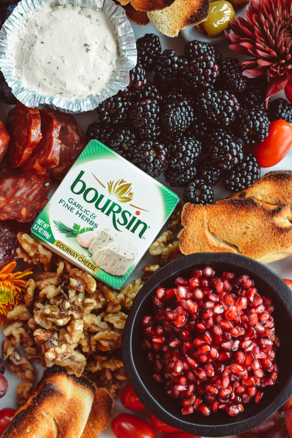 Boursin Holiday Cheese Platter ciaochowbambina.com