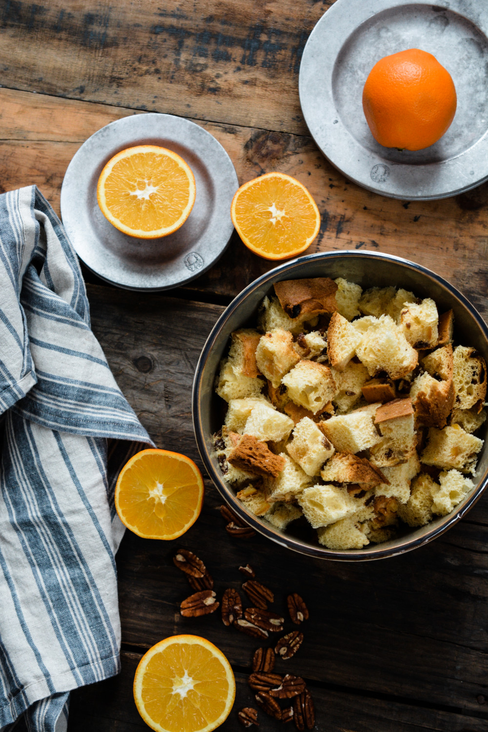 Panettone Baked French Toast with Pecan Crumble ciaochowbambina.com